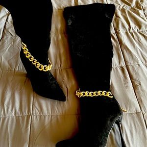 Fashion nova boots thigh high